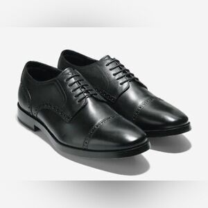 Cole Haan Men’s Jefferson Grand OS Cap Toe Oxford Shoes Black‎